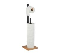 Relaxdays Support papier toilette bambou sur pieds
