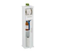 Relaxdays Support papier toilette blanc