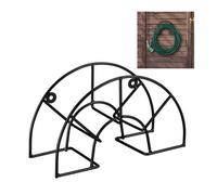 Relaxdays Support tuyau d’arrosage mur rond