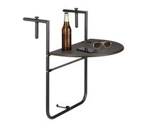 Relaxdays Table balcon suspendue BASTIAN