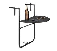 Relaxdays Table balcon suspendue BASTIAN