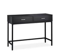 Relaxdays Table console avec 2 tiroirs