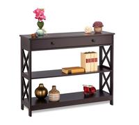 Relaxdays Table console avec un tiroir