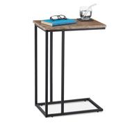 Relaxdays Table d’appoint au design industriel