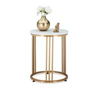 Relaxdays Table d’appoint MARMO