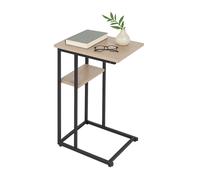 Relaxdays Table d'appoint à deux niveaux