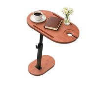 Relaxdays Table d'appoint bambou réglable
