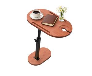Relaxdays Table d'appoint bambou réglable