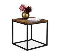 Relaxdays Table d'appoint design industriel