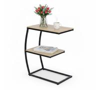 Relaxdays Table d'appoint en forme de C