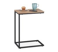Relaxdays Table d'appoint en forme de C