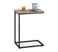Relaxdays Table d'appoint en forme de C