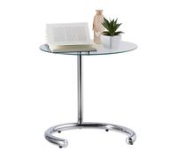 Relaxdays Table d'appoint réglable en hauteur