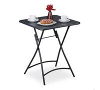 Relaxdays Table de balcon pliable en métal