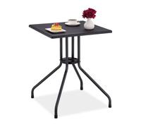 Relaxdays Table de jardin à l'aspect bois