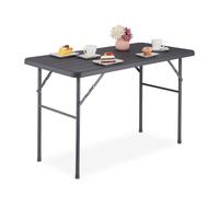 Relaxdays Table de jardin rectangulaire