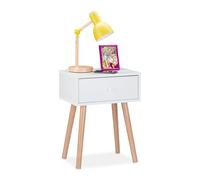 Relaxdays Table de nuit scandinave