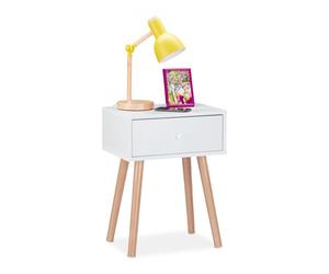 Relaxdays Table de nuit scandinave