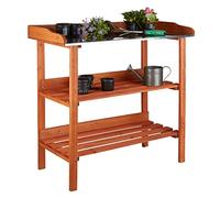 Relaxdays Table de préparation semis en bois