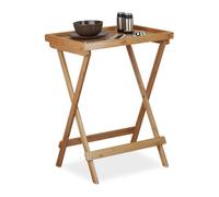 Relaxdays Table plateau de service tablette