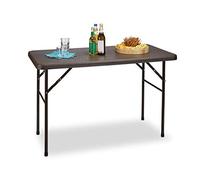 Relaxdays Table pliante de jardin Camping pliable