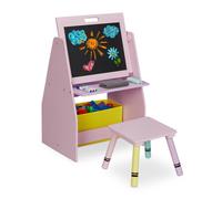 Relaxdays Table pour enfants avec un tableau
