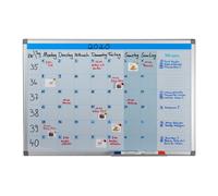 Relaxdays Tableau blanc d'organisation
