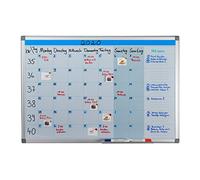 Relaxdays Tableau blanc d'organisation