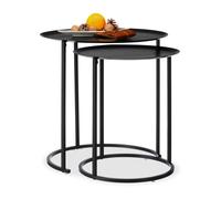 Relaxdays Tables d'appoint gigognes lot de 2