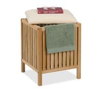 Relaxdays Tabouret avec rangement