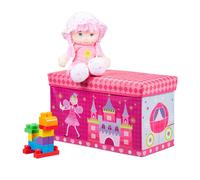 Relaxdays Tabouret coffre jouet pouf enfant
