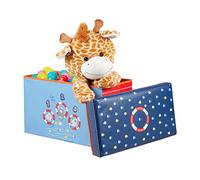 Relaxdays Tabouret coffre jouet pouf enfant