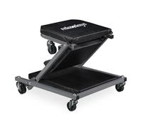 Relaxdays Tabouret d'atelier pliable 2 en 1
