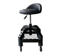 Relaxdays Tabouret d'atelier réglable avec dossier