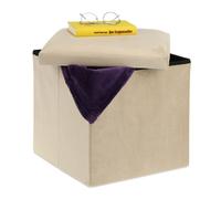Relaxdays Tabouret de rangement