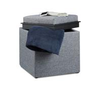 Relaxdays Tabouret de rangement