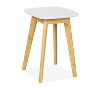Relaxdays Tabouret en bambou