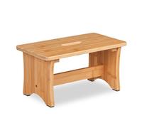 Relaxdays Tabouret en bambou