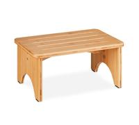 Relaxdays Tabouret en bambou