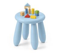 Relaxdays Tabouret Enfant 26 cm, Lavable, Bleu | indéformable, tabouret pour tout-petits, en plastique