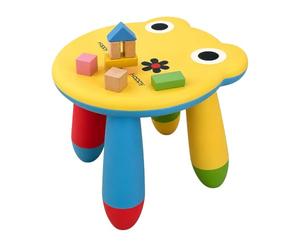 Relaxdays Tabouret Enfant Grenouille, 26 cm, Lavable, léger, coloré | indéformable, tabouret pour enfants, en plastique