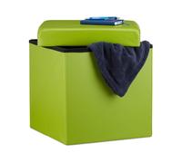 Relaxdays Tabouret pliant similicuir