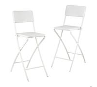 Relaxdays Chaise de bar lot de 2 tabouret