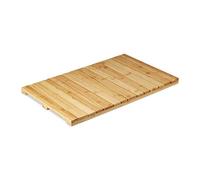 Relaxdays Tapis de bain bambou pour salle de bain