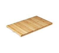 Relaxdays Tapis de bain bambou pour salle de bain