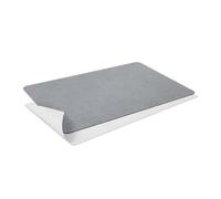 Relaxdays Tapis de Bain en Pierre de diatomée, 50 x 70 cm, Absorbant, séchage Rapide, antidérapant, Gris
