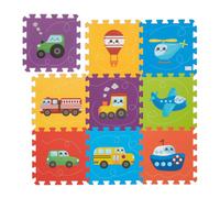 Relaxdays Tapis de jeu orné de véhicules