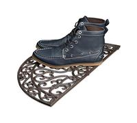 Relaxdays Paillasson en fonte demi-lune rectangle