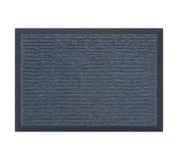 Relaxdays Tapis d'entrée polypropylène rayé, antidérapant, Gris | intérieur/extérieur