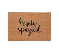 Relaxdays Tapis paillasson « Hereinspaziert »